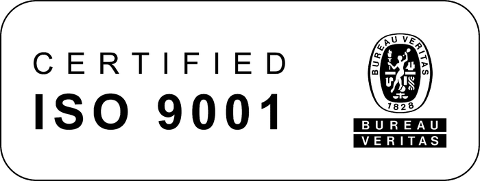 Calidad certificada ISO 9001:2015
Bureau Veritas